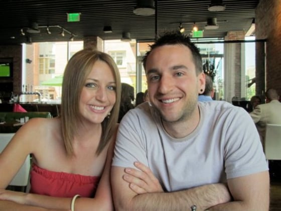 Adam Moore and his sister, Stephanie Moore (left) logged 3839 miles on his 1987 BMW so he could visit every Chipotle in the state of Colorado, May 28, 2011. Call it fanaticism or simply dedication, but these are the type of ultra-enthusiastic fans that every restaurant craves. (AP Photo/Denise Beyer)